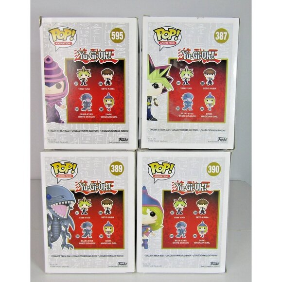 Yu-gi-oh Funko Pops Numbers 387, 389, 390, 595 Set Of 4 Vinyl Figures Exclusives - Picture 12 of 12